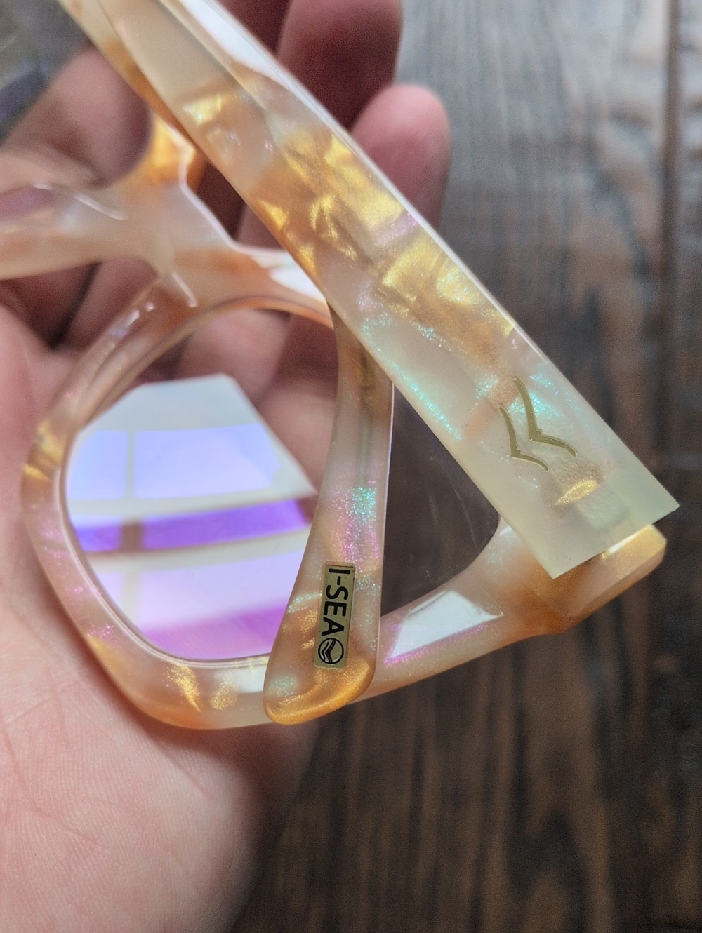 ANTHRO I Peach Tortoiseshell Cat-eye Frame TAYLOR Reader Glasses by I-SEA - Picture 13 of 15